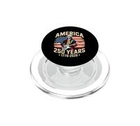 Vintage George Washington Tocando la Guitarra 250 años América PopSockets PopGrip para MagSafe
