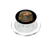 Vintage Georgia Peach State Southern Roots PopSockets PopGrip para MagSafe