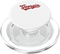 Vintage Georgia Script Classic Embroidered Style PopSockets PopGrip para MagSafe