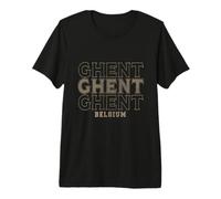 Vintage Ghent Bélgica Camiseta Premium