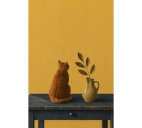 Vintage Ginger Cat Lined Notebook for Writing and Journaling: Stylish Journal for Notes, Ideas and Creative Writing - Retro Inspired Gift