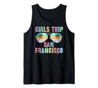 Vintage Girls Trip San Francisco Vacaciones Vacaciones Vacaciones Camiseta sin Mangas