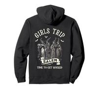Vintage Girls Viaje a Salem Tiempo para Obtener Wicked Halloween Sudadera con Capucha