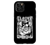 Vintage Glacier National Park Montana USA Souvenir Camping Carcasa para iPhone 11 Pro