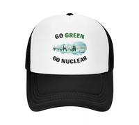 Vintage Go Green, Go Nuclear - ¡Apoya la fisión, Las energías renovables y limpias! Gorra de béisbol Icon Horse Hat Hombre Tenis Mujer Cool