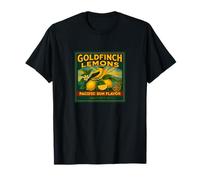 Vintage Goldfinch Lemons Pacific Sun Flavor Camiseta