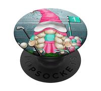 Vintage Golf Graphic For Women Retro Mini Golf Mom GNOME PopSockets PopGrip Adhesivo