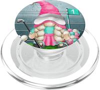 Vintage Golf Graphic For Women Retro Mini Golf Mom GNOME PopSockets PopGrip para MagSafe