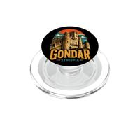 Vintage Gondar Etiopía Viaje Souvenir Monumento Regalo PopSockets PopGrip para MagSafe