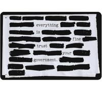 Vintage Government Humor Conspiracy Theory Metal Sign 8 X 12 in