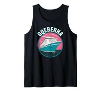 Vintage Gqeberha Crucero, diversión del viaje del océano Camiseta sin Mangas