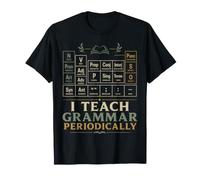 Vintage Gramática Profesor Periódicamente Palabra Nerd Humor Camiseta