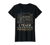 Vintage Gramática Profesor Periódicamente Palabra Nerd Humor Camiseta gráfica económica