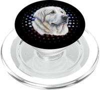 Vintage Gran Pirineo Dueño Retro Puesta de Sol Pirineos Perro Amante PopSockets PopGrip para MagSafe