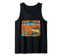 Vintage Grand Canyon Arizona Travel Souvenir Turista Regalo Camiseta sin Mangas