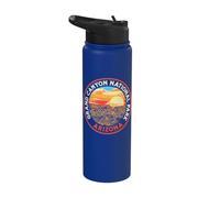 Vintage Grand Canyon National Park Retro 80s Graphic Stainless Steel Insulated Water Bottle