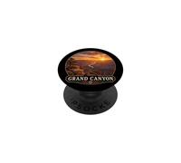 Vintage Grand y Canyon Sunset Road en diseño de Viaje PopSockets PopGrip Adhesivo