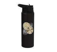 Vintage Grandfather Alarm Clock Collector Time Mechanism Stainless Steel Insulated Water Bottle