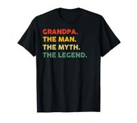 Vintage Grandpa The Man The Myth The Bad Influence Dicho Camiseta