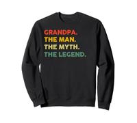 Vintage Grandpa The Man The Myth The Bad Influence Dicho Sudadera