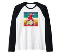Vintage Graphic For Women Men Bingo GNOME Retro Bingo Life Camiseta Manga Raglan