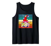 Vintage Graphic For Women Men Bingo GNOME Retro Bingo Life Camiseta sin Mangas