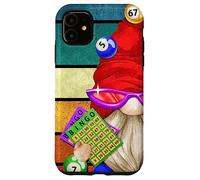 Vintage Graphic For Women Men Bingo GNOME Retro Bingo Life Carcasa para iPhone 11