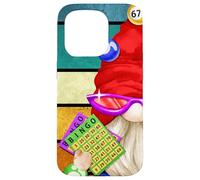 Vintage Graphic For Women Men Bingo GNOME Retro Bingo Life Carcasa para iPhone 15 Pro
