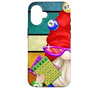 Vintage Graphic For Women Men Bingo GNOME Retro Bingo Life Carcasa para iPhone 16