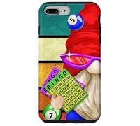 Vintage Graphic For Women Men Bingo GNOME Retro Bingo Life Carcasa para iPhone 7 Plus/8 Plus