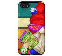 Vintage Graphic For Women Men Bingo GNOME Retro Bingo Life Carcasa para iPhone SE (2020) / 7/8