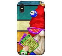 Vintage Graphic For Women Men Bingo GNOME Retro Bingo Life Carcasa para iPhone X/XS