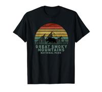 Vintage Great Smoky Mountains National Park Bear Camiseta gráfica económica