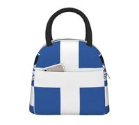 Vintage Greece Emblema Nacional Estampado Bolsas Almuerzo Lonchera Térmica Niños Reutilizable Unisex Grande Bolso Térmico Para Picnic Trabajo Escuela Camping