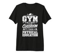 Vintage Gym No Es Una Materia Educación Física Profesor Educación Fís Camiseta Premium