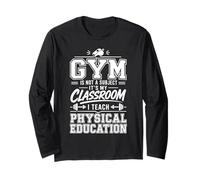 Vintage Gym No Es Una Materia Educación Física Profesor Educación Fís Manga Larga