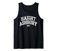 Vintage Haight Ashbury 1967 Hippie 60s San Francisco Paz Camiseta sin Mangas