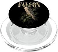 Vintage Halcón Peregrino Aves Arte Naturaleza Observación PopSockets PopGrip para MagSafe
