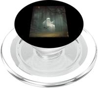 Vintage Halloween Ghost Swing In The Forest Mystical PopSockets PopGrip para MagSafe