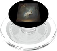 Vintage Halloween Ghost Swing In The Forest Mystical PopSockets PopGrip para MagSafe