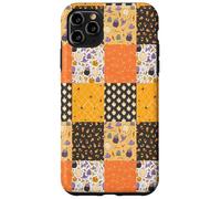 Vintage Halloween Patchwork Inpired Cute Ghost Pumpkin Carcasa para iPhone 11 Pro Max