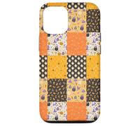 Vintage Halloween Patchwork Inpired Cute Ghost Pumpkin Carcasa para iPhone 12/12 Pro