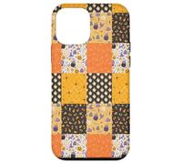 Vintage Halloween Patchwork Inpired Cute Ghost Pumpkin Carcasa para iPhone 12 mini