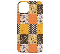 Vintage Halloween Patchwork Inpired Cute Ghost Pumpkin Carcasa para iPhone 14 Plus