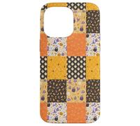 Vintage Halloween Patchwork Inpired Cute Ghost Pumpkin Carcasa para iPhone 14 Pro Max