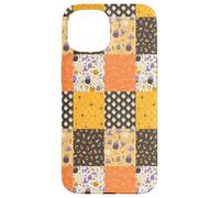 Vintage Halloween Patchwork Inpired Cute Ghost Pumpkin Carcasa para iPhone 15