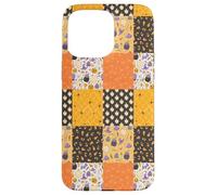 Vintage Halloween Patchwork Inpired Cute Ghost Pumpkin Carcasa para iPhone 15 Pro Max