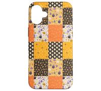 Vintage Halloween Patchwork Inpired Cute Ghost Pumpkin Carcasa para iPhone 16 Plus