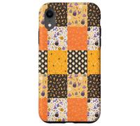 Vintage Halloween Patchwork Inpired Cute Ghost Pumpkin Carcasa para iPhone XR