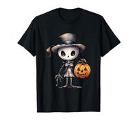 Vintage Halloween Skeleton Jack Funny Camiseta